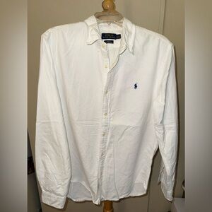 Polo Ralph Lauren White Casual Button Down Shirt L